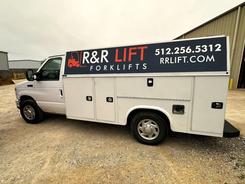 R&R Lift service truck