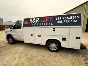 R&R Lift service truck